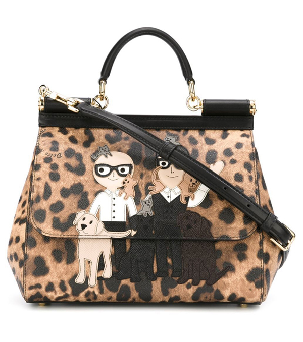 2017新作人気 主役級◇SICILY MEDIUM PATCH装飾 (D&G)ドルチェ&ガッバーナ スーパーコピー ハンドバッグ◇Dolce&Gabbana