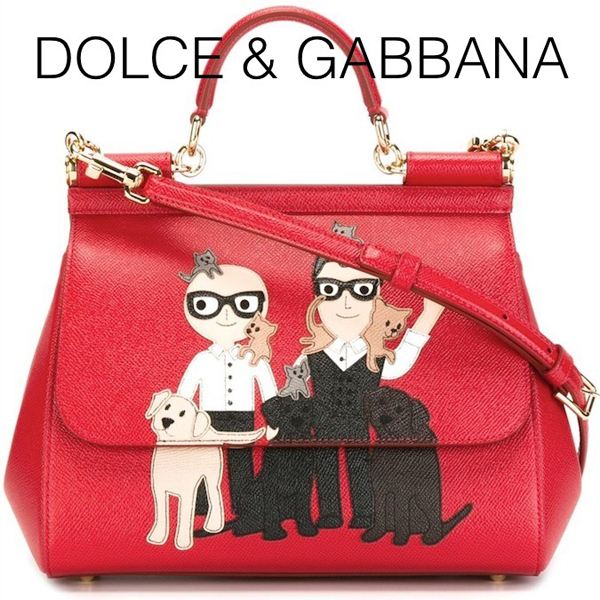 16-17AW (D&G)ドルチェ&ガッバーナ スーパーコピー Dolce & Gabbana シシリー DG FAMILY ミディアムサイズ BB6002AB50580303