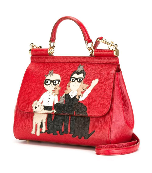 16-17AW (D&G)ドルチェ&ガッバーナ スーパーコピー Dolce & Gabbana シシリー DG FAMILY ミディアムサイズ BB6002AB50580303