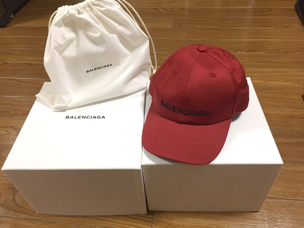 BALENCIAGAバレンシアガ スーパーコピー ロゴキャップ レッド
