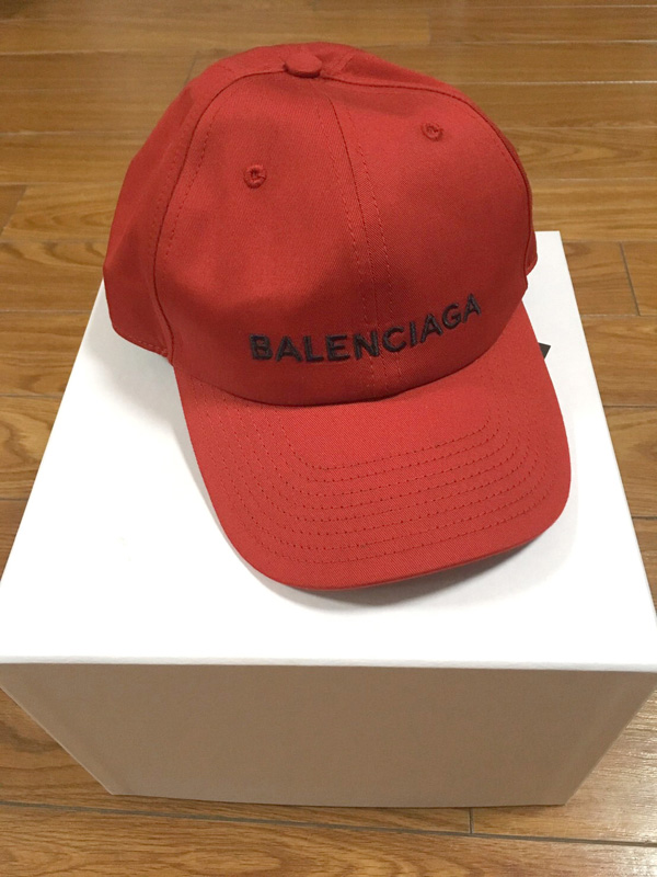 BALENCIAGAバレンシアガ スーパーコピー ロゴキャップ レッド
