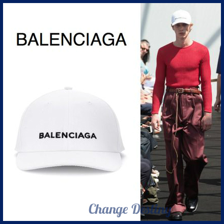 関税送料込☆17SS BALENCIAGAバレンシアガ スーパーコピー　ホワイトロゴキャップ☆