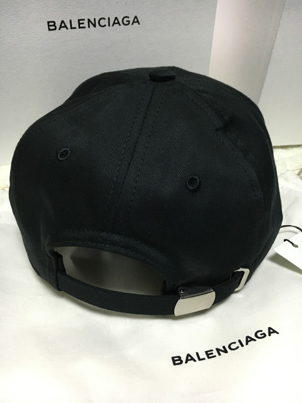 国内入荷済！関税送料込【BALENCIAGA】バレンシアガ スーパーコピー 大人気のロゴキャップ 黒