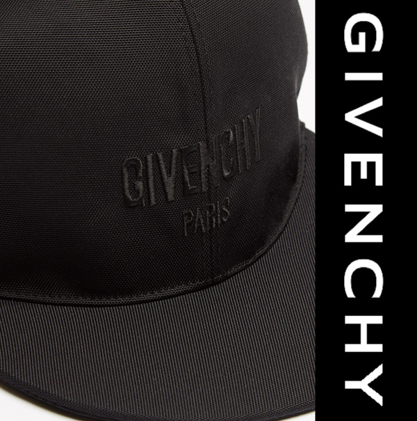 GIVENCHY(ジバンシィスーパーコピー) Star print canvas cap ロゴスター帽子黒
