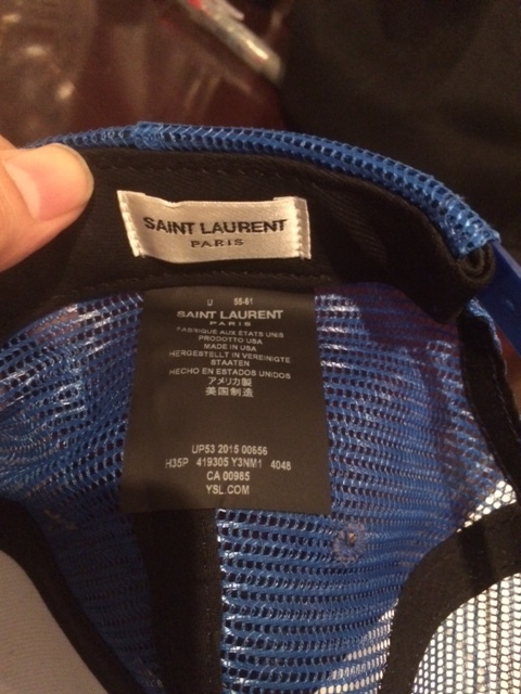 Saint Laurent サンローランスーパーコピー Pleas Don't Leave Me キャップ