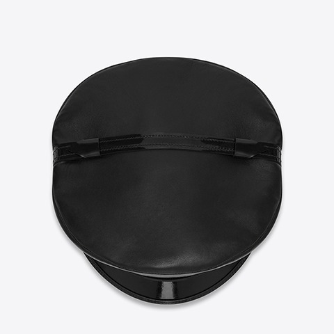 SAINT LAURENTサンローランスーパーコピー 17SS┃BLACK MILITARY HAT 472152Y3PC11000