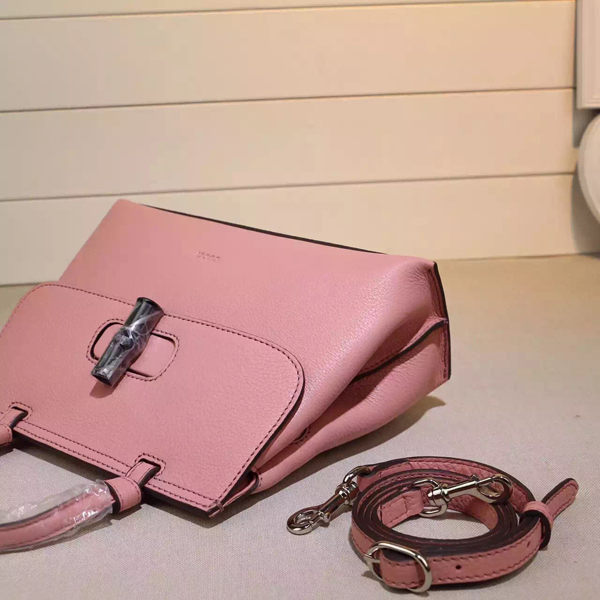 16春夏新作 グッチコピー ☆Gucci☆ Bamboo Daily Top Handle Bag(2way) 