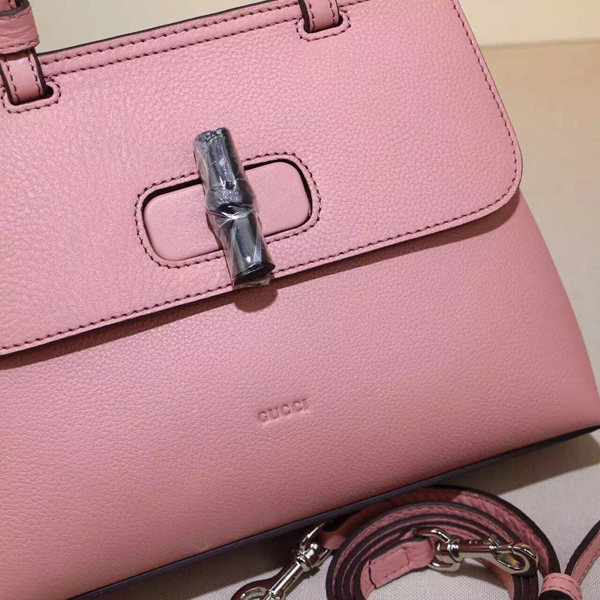 16春夏新作 グッチコピー ☆Gucci☆ Bamboo Daily Top Handle Bag(2way) 
