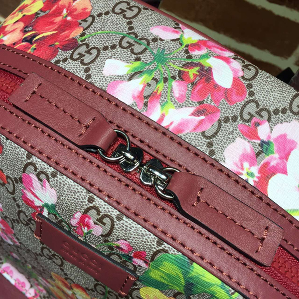 2016新作先取り☆【GUCCI】グッチコピー gg supreme canvas blooms backpack 405019 KU2BN 8693