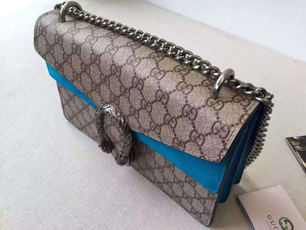 GUCCI(グッチコピー) 2015-16秋冬新作☆SALE セレブ愛用 GUCCI DIONYSUSショルダーバッグ Blue