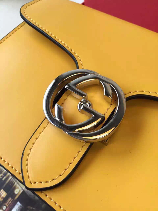 【GUCCI】15/16AW新作★グッチコピー 日本未入色インターロッキングBAG 387609 DKE0N 5529