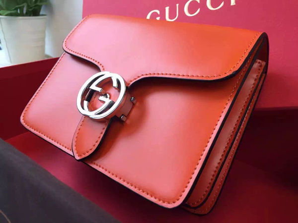 2016新作 GUCCI グッチコピー ポリッシュレザーショルダーバッグ 387609 DKE0N 6525
