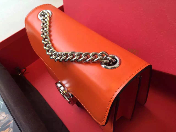 2016新作 GUCCI グッチコピー ポリッシュレザーショルダーバッグ 387609 DKE0N 6525