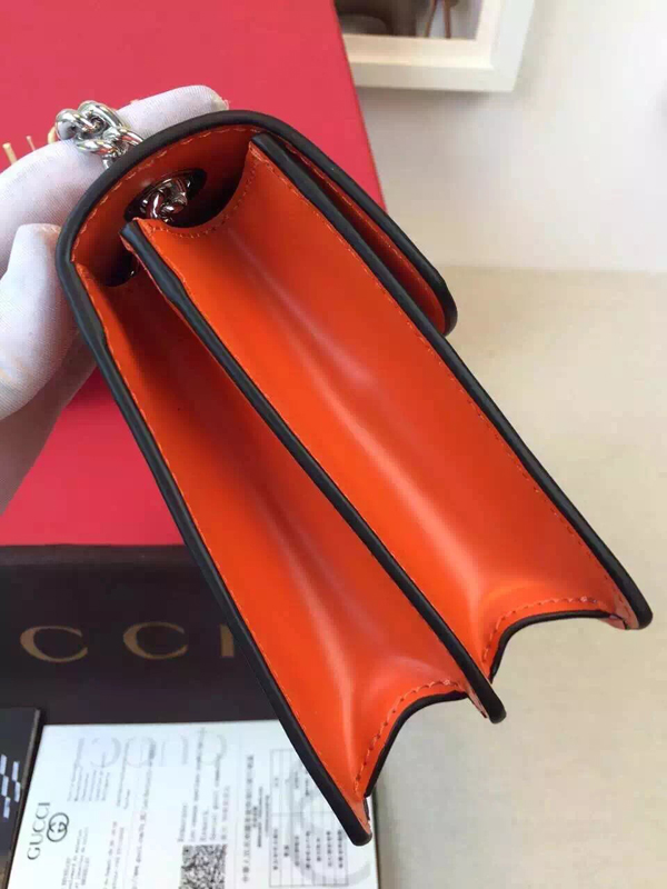 2016新作 GUCCI グッチコピー ポリッシュレザーショルダーバッグ 387609 DKE0N 6525