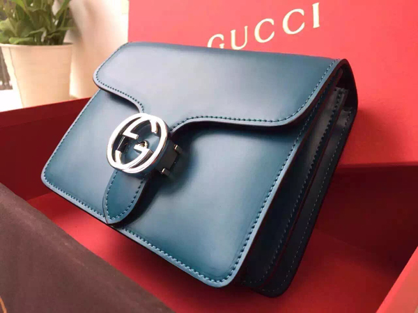 2016新作 GUCCI グッチコピー ポリッシュレザーショルダーバッグ 387609 DKE0N 4910