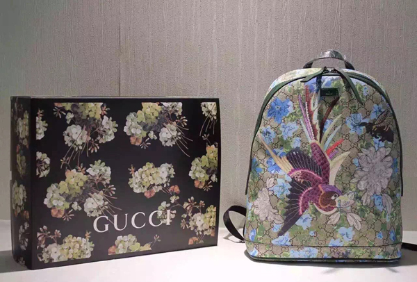 2016新作 先取り☆【GUCCI】グッチコピー gg supreme broom canvas backpack 406370 KU2KX 8967