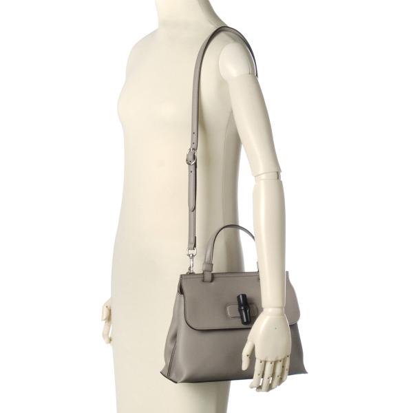 2016新作 GUCCI/グッチコピー  BAMBOO DAILY バンブーデイリー 2WAYハンドバッグ 370831 A7M0N 1419