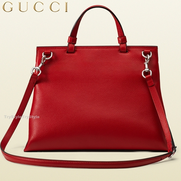 2016AW★GUCCI グッチコピー バンブーデイリー 2WAY レザー バッグ 392013 A7M0N 6523