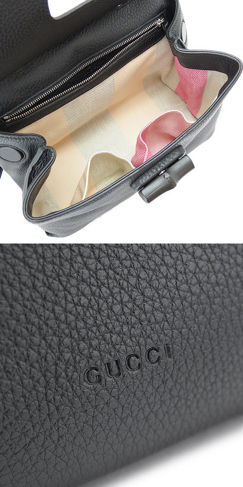2016新作 GUCCI グッチコピー ハンドバッグ レザー 370831 A7M0N 1000