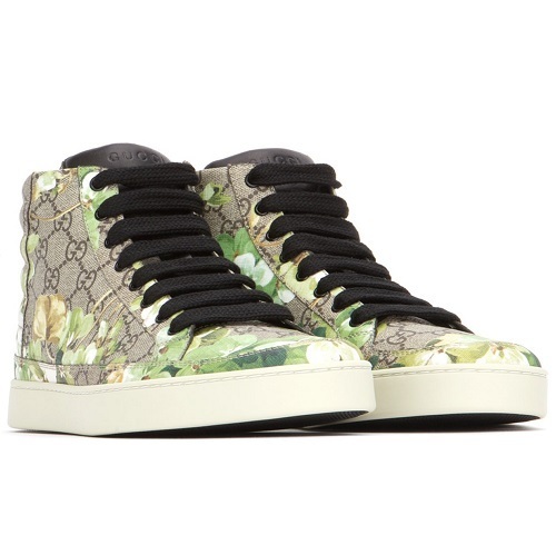 2016新作 【GUCCI】☆16SS グッチコピー GGブルームスハイトップスニーカー 407342KU2N08960