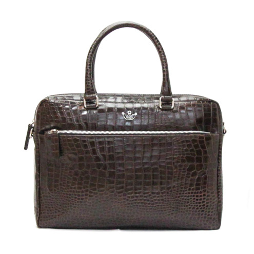 GAGA MILANO バッグGA-BP CROCO BROWN 13558463