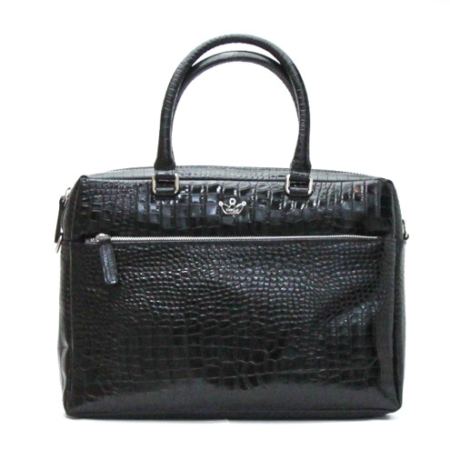 GAGA MILANO ガガミラノバッグスーパーコピー GA-BP CROCO BLACK 13558459