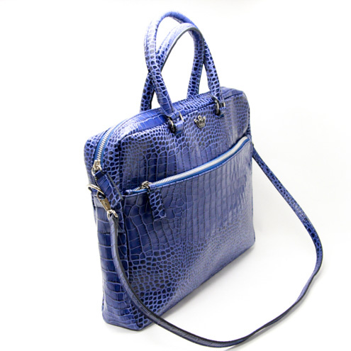 GAGA MILANOガガミラノバッグスーパーコピー GA-BP CROCO BLUE 11989167