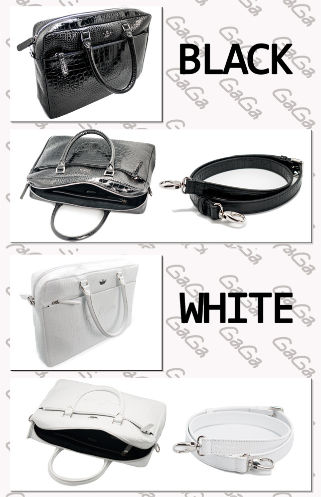 GaGa MILANO ガガミラノバッグスーパーコピー BRIEFCASE ブリーフケース クロコ型押し 11596103