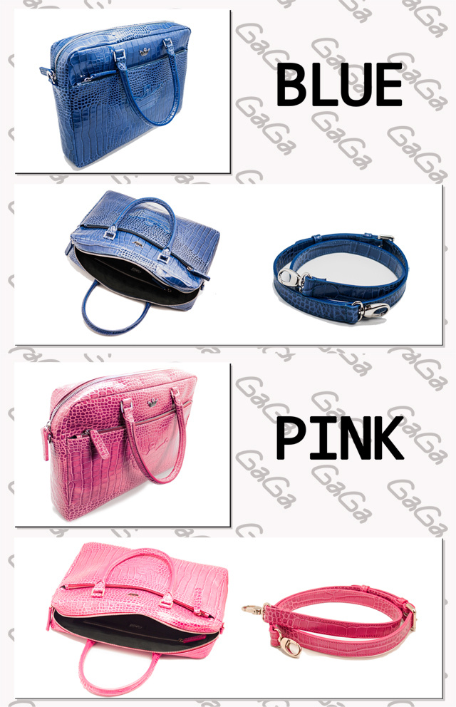 GaGa MILANO ガガミラノバッグスーパーコピー BRIEFCASE ブリーフケース クロコ型押し 11596103