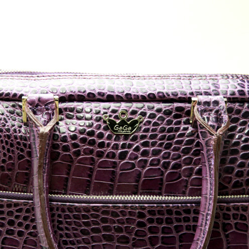 GAGA MILANOガガミラノバッグスーパーコピー GA-BP CROCO PURPLE 11989164