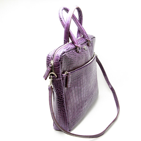 GAGA MILANOガガミラノバッグスーパーコピー GA-BP CROCO PURPLE 11989164
