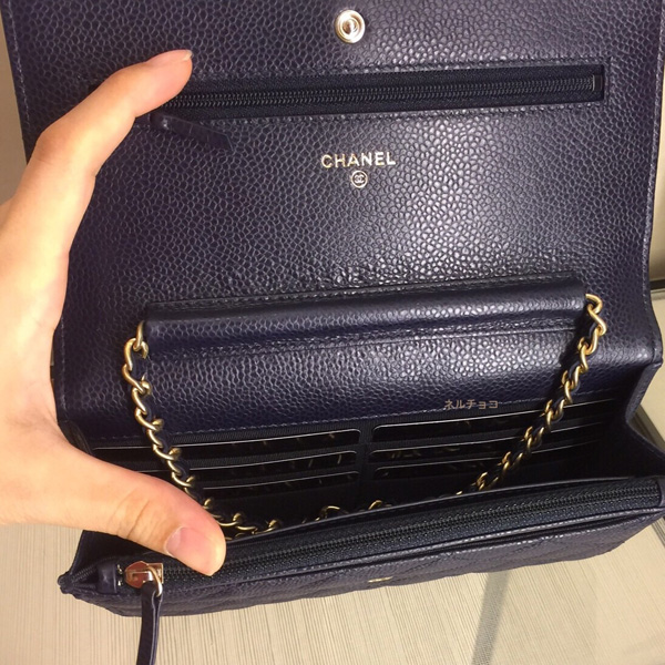 人気！【CHANEL】シャネルスーパーコピー ラムワレットチェーン A33814 Y08140 C3906