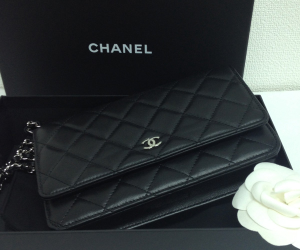 人気！【CHANEL】シャネルスーパーコピー ラムワレットチェーン A33814 Y08140 C3906
