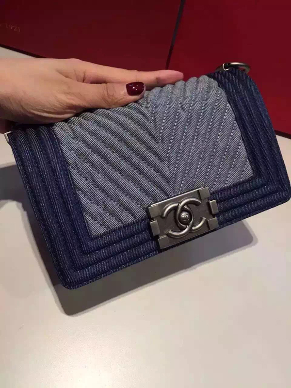 ★新作2015年春夏!! シャネルバッグスーパーコピー デニム BOY Chanel C80499