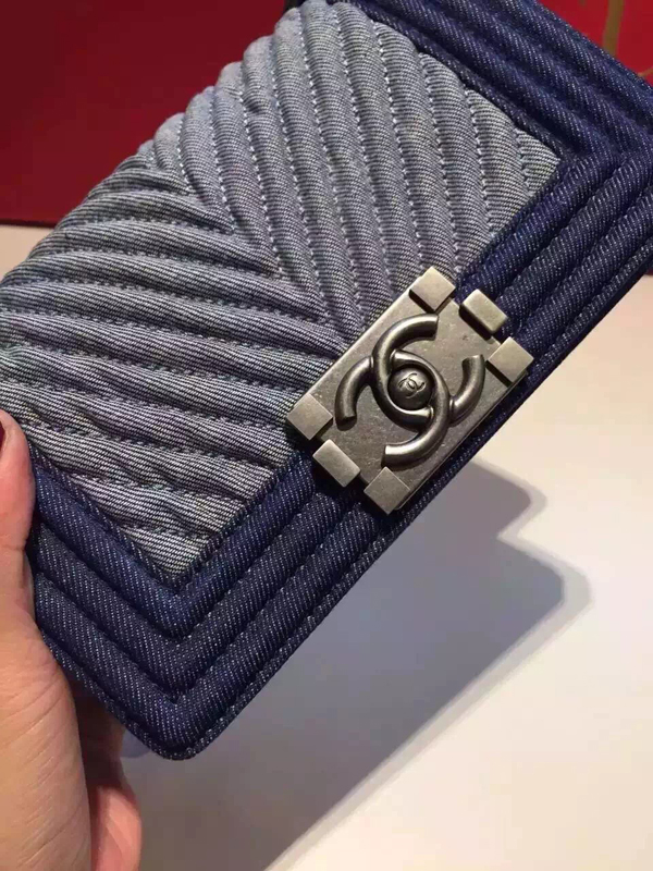 ★新作2015年春夏!! シャネルバッグスーパーコピー デニム BOY Chanel C80499