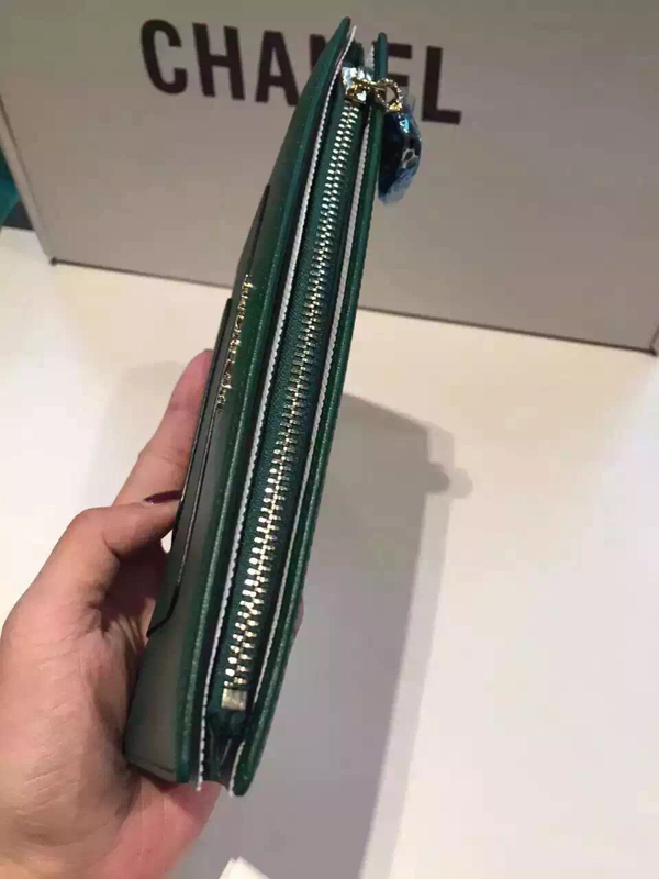 2015新作Bvlgari(ブルガリスーパーコピー)カーフスキン 長財布 Green B01369