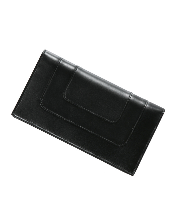 2015新作 Bvlgari(ブルガリスーパーコピー) カーフスキン 長財布 Black B01370