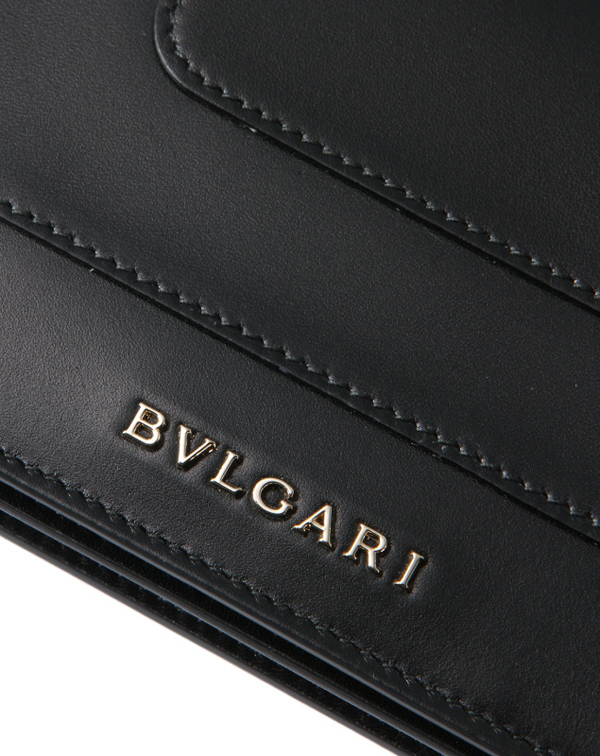 2015新作 Bvlgari(ブルガリスーパーコピー) カーフスキン 長財布 Black B01370
