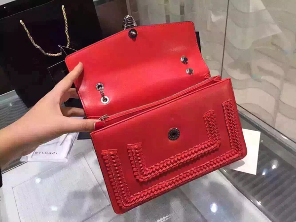2015新作Bvlgari ブルガリスーパーコピー トートバッグ 37659 SERPENTI レッド