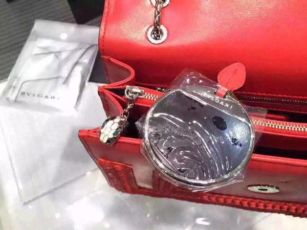 2015新作Bvlgari ブルガリスーパーコピー トートバッグ 37659 SERPENTI レッド