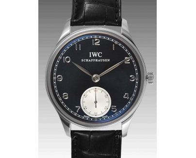 IWC ポルトギーゼ ハンドワインド IW545404 ブラック／シルバー