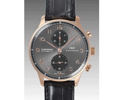 IWC ポルトギーゼ クロノ IW371482 グレー／ブラック 