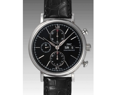 IWC ポートフィノ クロノ ステンレス IW391002 ブラック