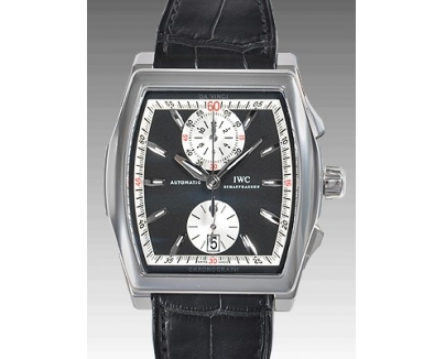 IWC ダヴィンチ クロノグラフ IW376403 ブラック／シルバー