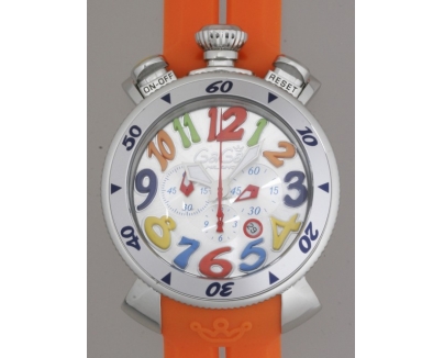 ガガ･ミラノ クロノ 48mm クォーツ 6050.2 イエローラバー