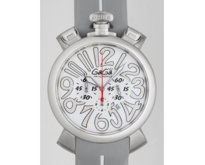 ガガ･ミラノ マニュアルクロノ 48mm クォーツ 5050.8 ブルーラバー