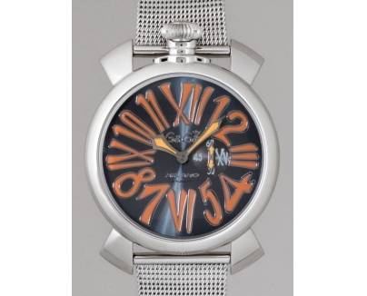ガガ･ミラノ スリム 46mm クォーツ 5080.4 SSブレス