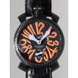 ガガ･ミラノ マニュアル 48mm 手巻き 5016.1 ブラック皮（ブラックス...