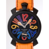 ガガ･ミラノ マニュアル 48mm 手巻き 5012.3 オレンジ皮