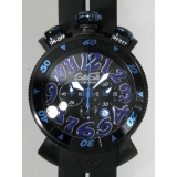 ガガ･ミラノ クロノ 48mm クォーツ 6054.2 グリーンラバー